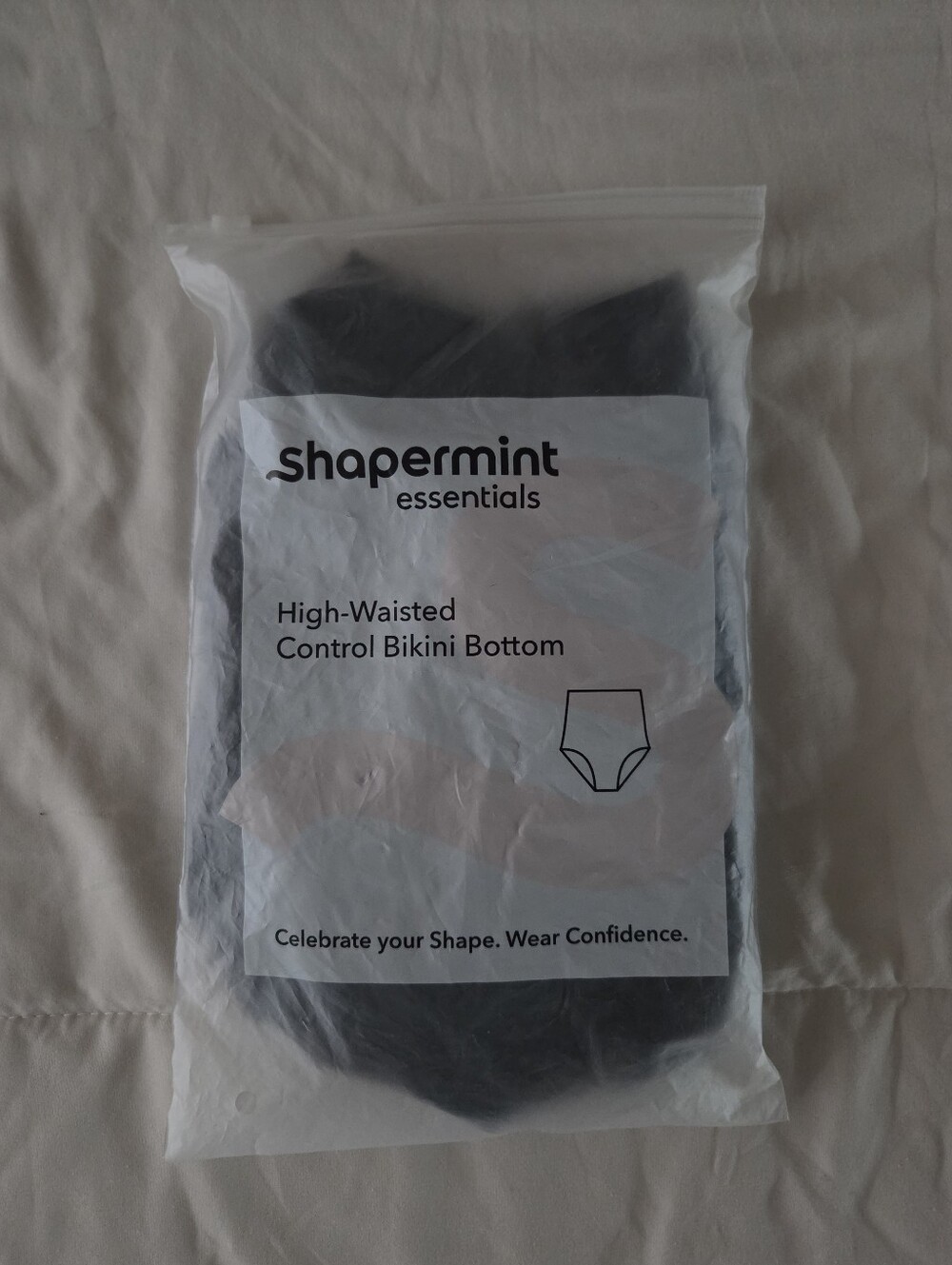 Shapermint Essentials High Waisted Control Bikini Bottom Black 2XL NWT
